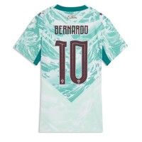 Stroje piłkarskie Portugalia Bernardo Silva #10 Koszulka Wyjazdowej dla damskie MŚ 2026 Krótki Rękaw